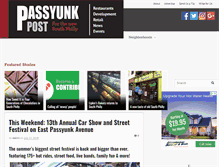 Tablet Screenshot of passyunkpost.com
